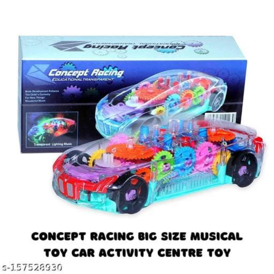 Concept Racing Transparent Musical Toy Car - Image 2
