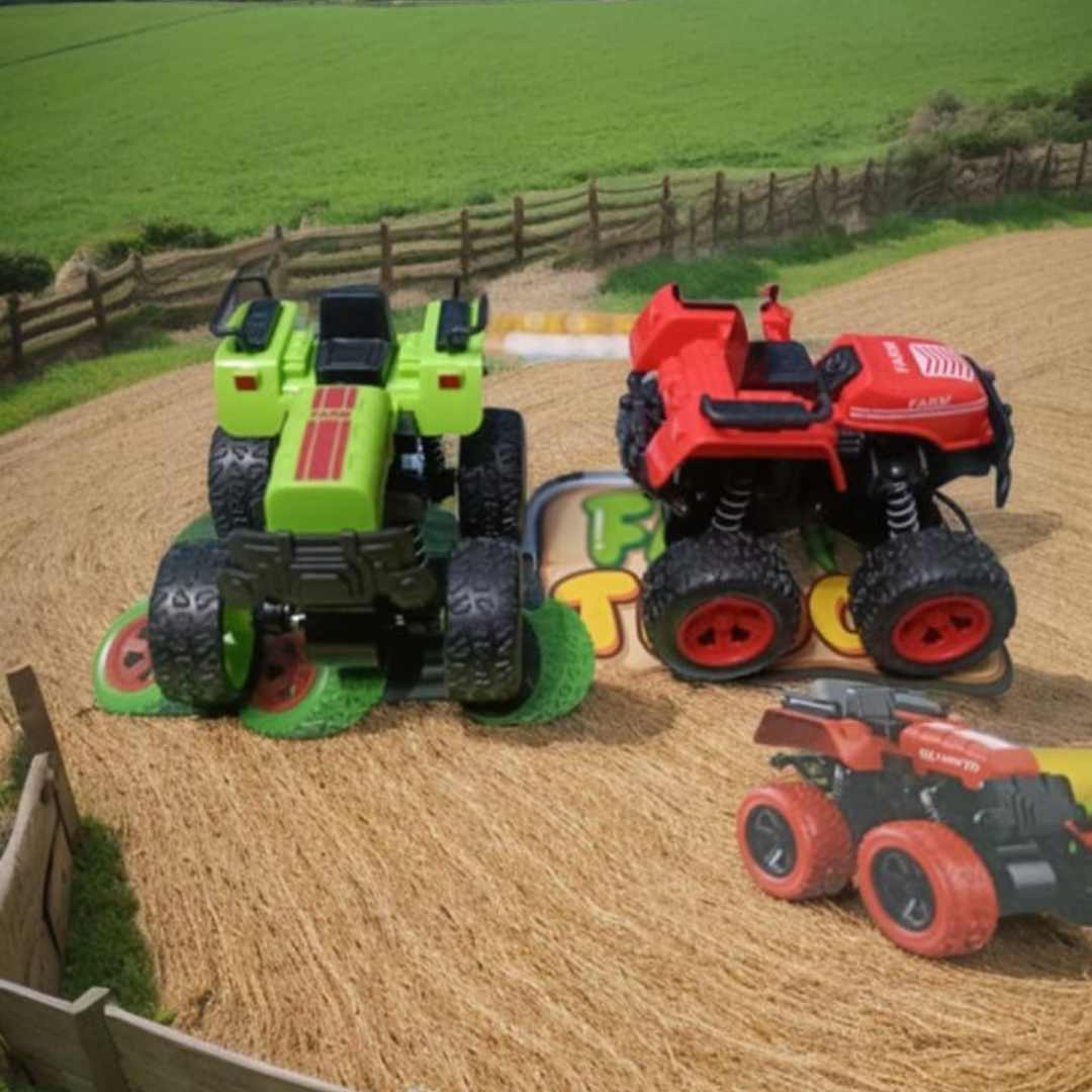 Kids Farming Truck Toy – Mini Tractor Farm Vehicle Toy for Kids | Plastic Agricultural Truck Toy