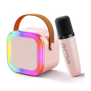 Portable Karaoke Machine with Wireless Microphone