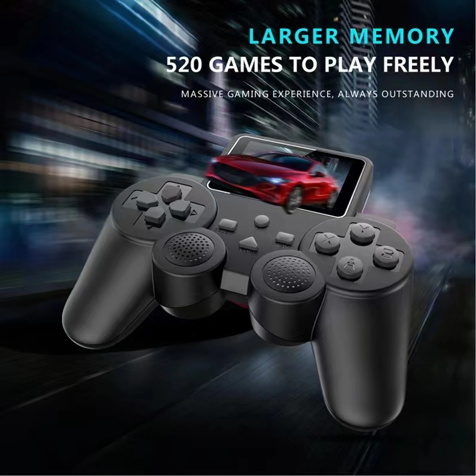 S10 Handheld Game Console – Black Edition