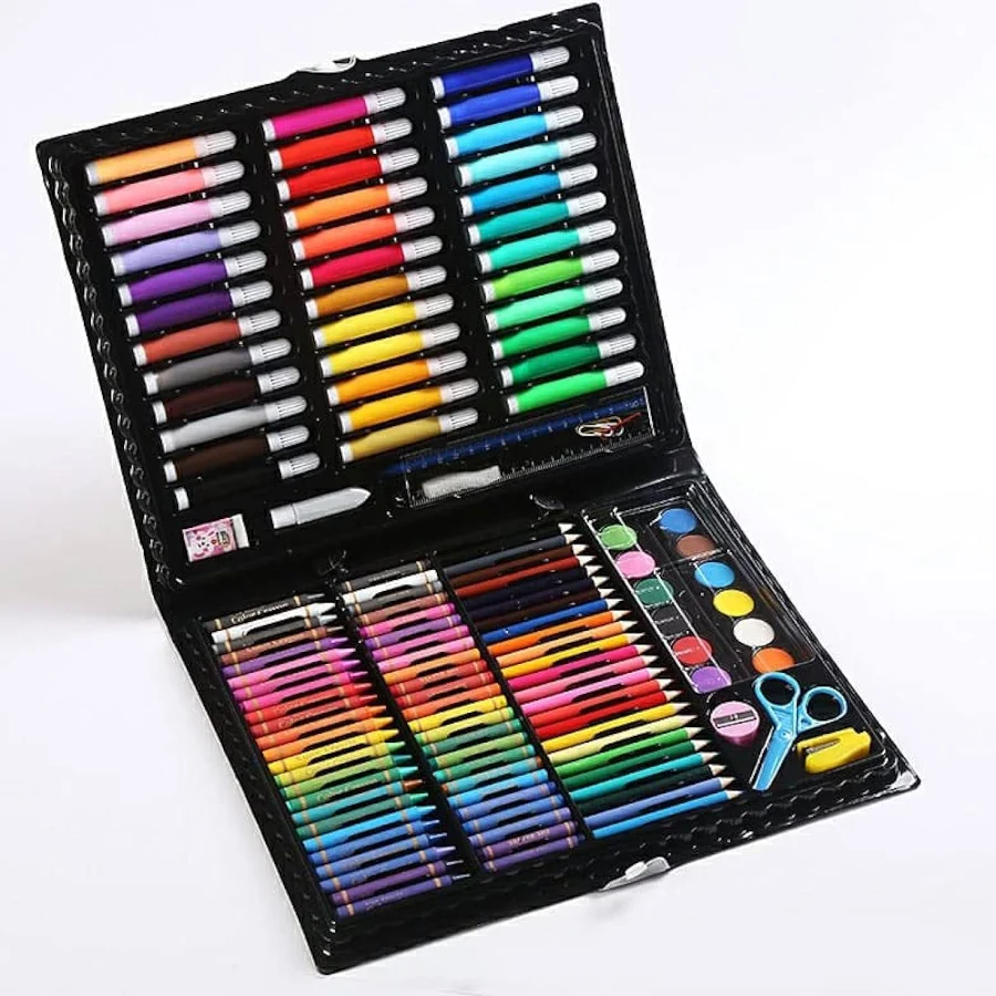 145 Pcs Professional Deluxe Art Set with Aluminium Case - Image 3